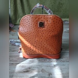 NWT Dooney & Bourke Ostrich Pod Backpack